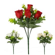 KYTICA RUŽA, EUCALYPT,GYPSA x7 MIX/3F 32CM - FLORASYSTEM