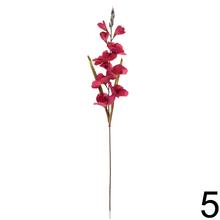 Umelé kvety gladiola mix v rôznych farbách.