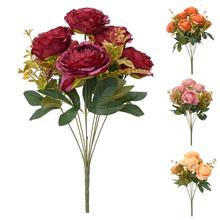 KYTICA RUŽA, ZELEŇ MIX/4F 42CM - FLORASYSTEM