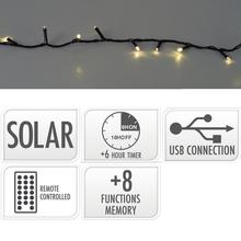 LED240 solár/timer/8fun/adapt./usb/WW//AEX100100 - FLORASYSTEM