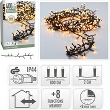 LED400 SVETIELKA MICRO 8m /elek./WW/ out,ind/timer/8fun//AX8560100 - Teplá biela elektrická | FLORASYSTEM