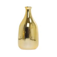 VÁZA ANFORA zlatá/keramika ALTA ORO pr.8xV17cm - Keramika jednobarevná interiérová | FLORASYSTEM