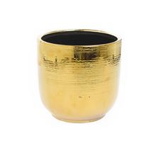 OBAL CERAMIC POT stredný GOLD 65581G - Keramické ostatní | FLORASYSTEM