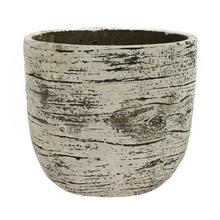 SUPER CENA OBAL BREZOVÝ VZHĽAD 20XV18CM - Cement | FLORASYSTEM