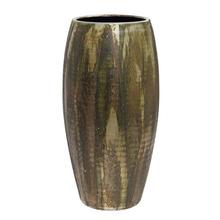 VÁZA Roel zelená 24XV50CM - Keramika jednobarevná interiérová | FLORASYSTEM