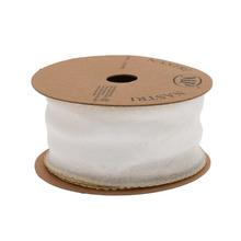 STUHA tyl biela/zlatý lem 6,3cm/10m 4979XG 01 - Vánoční stuhy | FLORASYSTEM