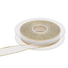 STUHA biela zlatý lem 1,5cm/20m 3348P 04 - Látkové | FLORASYSTEM