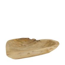 Srdcová miska M teak 34x39x5cm - Dřevěné dekorace | FLORASYSTEM