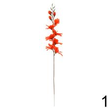 Umelé kvety gladiola v mixe farieb.
