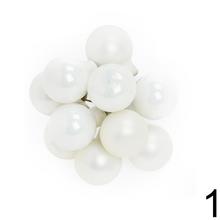 Ozdoby na drôte mix perleť/mirror, priemer 2 cm, balenie 10 kusov.