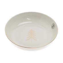 TANIER NA POLIEVKU porcelán V7/pr.14cm biela so stromovým vzorom so zlatým okrajom - Šálky vánoční | FLORASYSTEM