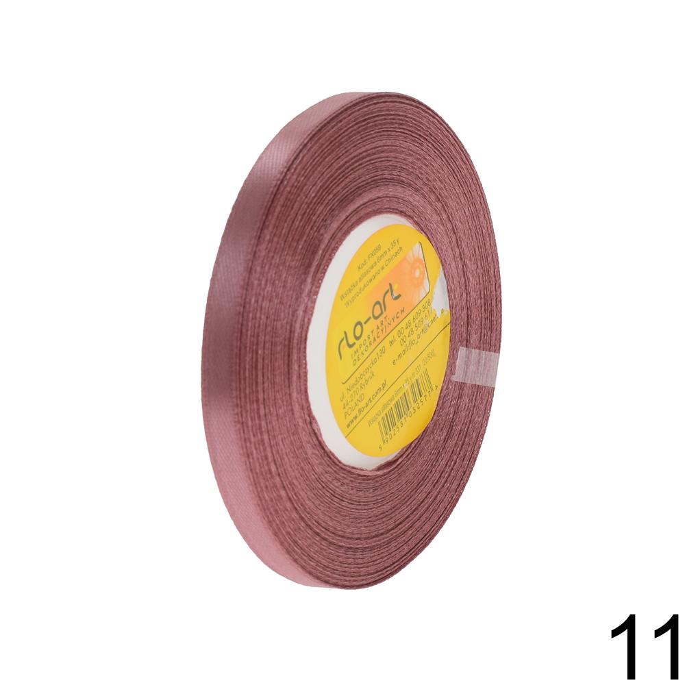 Mix barev saténové stuhy 6MM x 35y