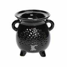 AROMALAMPA STROM PORCELÁN 8x9,5CM ČIERNA - FLORASYSTEM