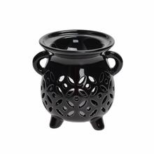 AROMALAMPA VÝREZ PORCELÁN 8x9,5CM ČIERNA - Aromalampy | FLORASYSTEM