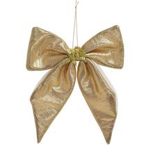 Závesná mašľa v šampanskom odtieni.