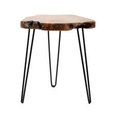 STOLÍK DREVO 45x38xV52CM NATUR - Dřevěné dekorace | FLORASYSTEM