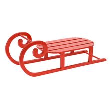 SÁNKY ČERVENÉ DREVO 50*18*17CM - Saně | FLORASYSTEM