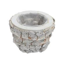 439FL/S OBAL S DREVO 17x17x10CM - Dřevěné dekorace | FLORASYSTEM