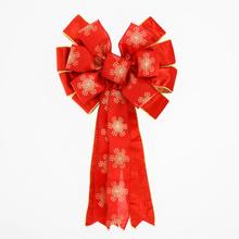 MAŠLA ČERVENO-ZLATÁ 30*40CM - Vánoční stuhy | FLORASYSTEM