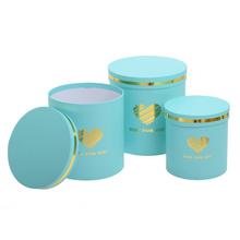 DARČEKOVÁ KRABIČKA SO SRDIEČKOM S/3 15x15,5-20x20,5CM MENTOL - FLORASYSTEM