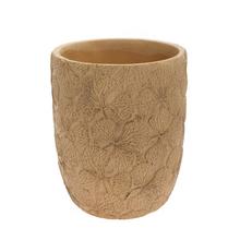 OBAL KVETY KERAMIKA 17*17*20.8 HNEDÝ - Cement | FLORASYSTEM