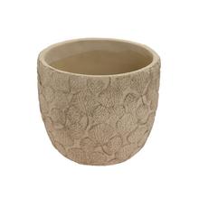 OBAL KVETY  KERAMIKA 20.8*20.8*10.8 HNEDÝ - Cement | FLORASYSTEM