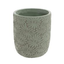 OBAL MARGARÉTA KERAMIKA 13.8*13.8*16.8 MENTOL - Cement | FLORASYSTEM