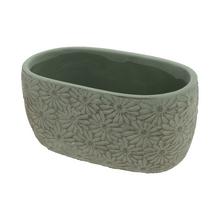 OBAL MARGARÉTA KERAMIKA 20*11*9.8 MENTOL - Cement | FLORASYSTEM