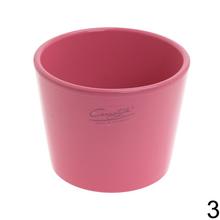 Žltý keramický kvetináč Primula lesklý.