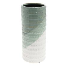 OBAL TROJFAREBNÝ KERAMIKA 14*14*33 MENTOL - Keramika jednobarevná interiérová | FLORASYSTEM