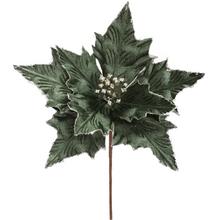 KS VIANOČNÁ RUŽA ZELENÁ 25CM - Ks květ vánoční | FLORASYSTEM