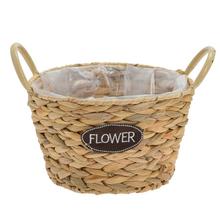 430FL/S OBAL KÔŠ S UŠAMI PLANTS L 25x12CM - Proutené obaly | FLORASYSTEM