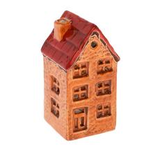 DOMČEK ČER/ORA LED PORCEL. 5*5,2*10CM - Domek | FLORASYSTEM