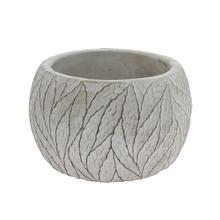 OBAL LISTY KERAMIKA 16.8*16.8*13 ŠEDÝ - Cement | FLORASYSTEM