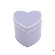 Darčeková krabička na kvety v tvare srdca, mix farieb.