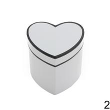 Darčeková krabička na kvety v tvare srdca, mix farieb.