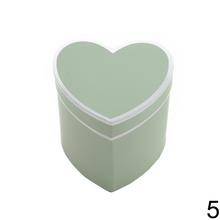 Darčeková krabička na kvety v tvare srdca, mix farieb.