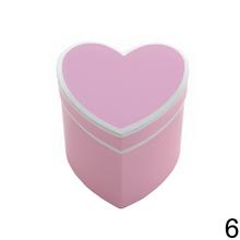 Darčeková krabička na kvety v tvare srdca, mix farieb.