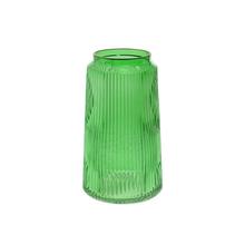 VÁZA SKLO ZELENÁ  D13H24CM - Váza | FLORASYSTEM