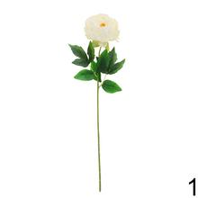 Umelé kvety pivónie v mixe farieb s dlhou stopkou.