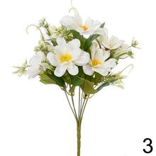 Kytica margarétky s rôznymi farbami a zeleňou.