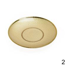 Miešané sklenené taniere s priemerom 20,5 cm v žltej a zelenej farbe.