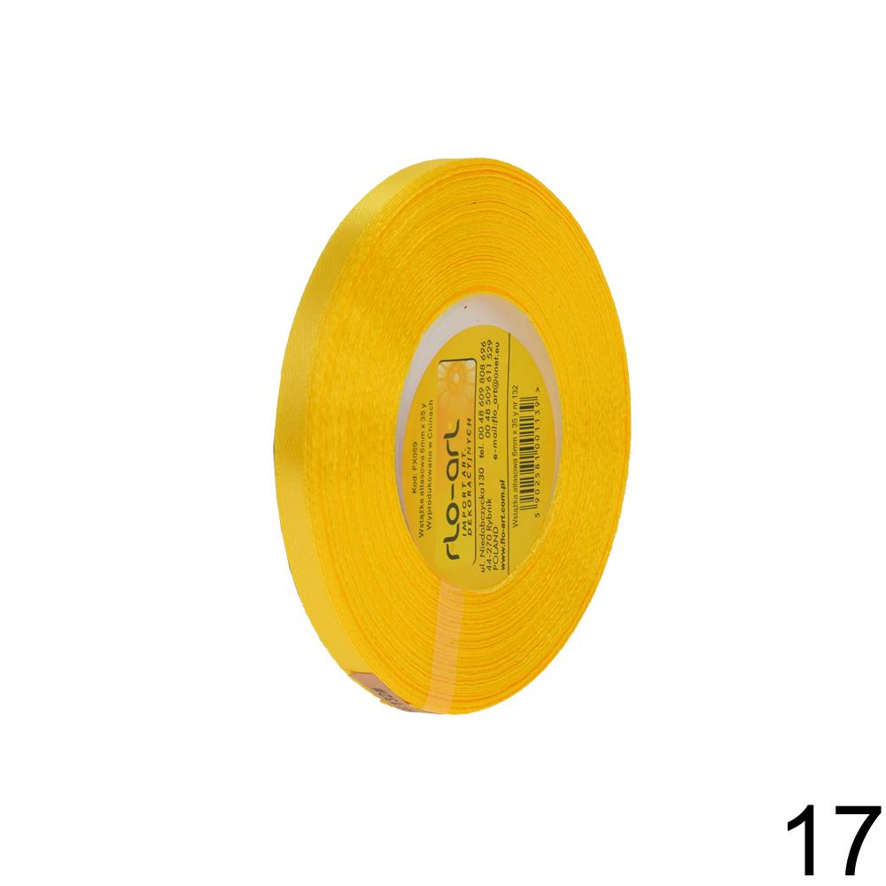 Mix barev saténové stuhy 6MM x 35y