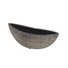 LOĎKA ZIRGINATA 31,5X12XV12CM - Keramika jednobarevná interiérová | FLORASYSTEM