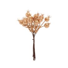 ZÁPICH ŠÍPKY ZLATÉ 14CM - Zeleň gliter | FLORASYSTEM