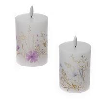 SVET.LED KVETY VOSK PINK+BLUE13x7cm - Led světlo | FLORASYSTEM