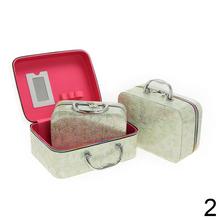 Kufrík na doplnky s tromi kusmi v mixe farieb Galaxy.