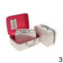 Kufrík na doplnky s tromi kusmi v mixe farieb Galaxy.