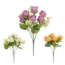 KYTICA RUŽA, ZELEŇ, MIX/3F 31CM - Růže kytice | FLORASYSTEM