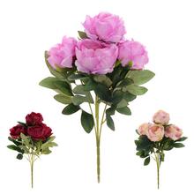 KYTICA PIVÓNIA x5 40CM MIX TMAVÉ 3F - Pivoňka | FLORASYSTEM